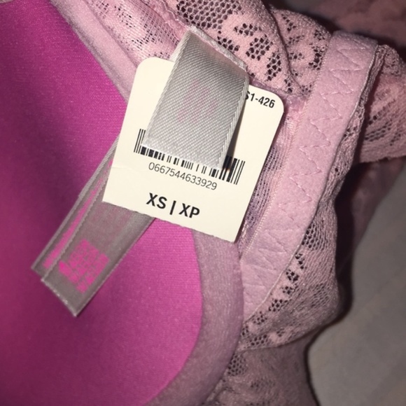 LAST ONE!! New VS Pink High Neck Lace Push Up Bra - Picture 7 of 8